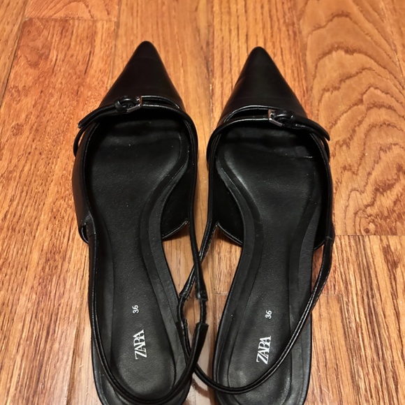 ZARA LEATHER SHOES SIZE 6 - Picture 5 of 6